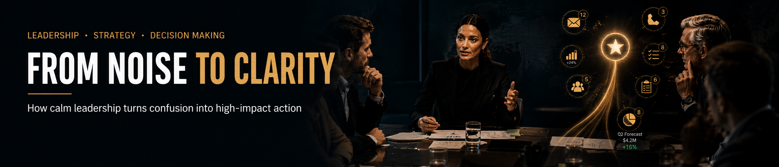 From Noise to Clarity: How Calm Leadership Turns Confusing Meetings into High-Impact Action