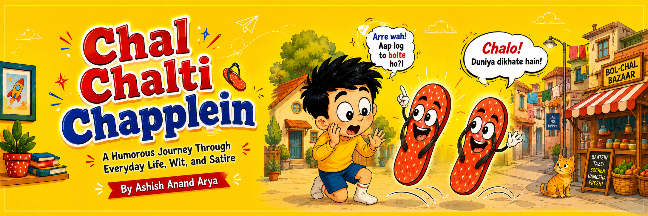 Chal Chalti Chapplein: A Humorous Hindi Book Where Even Slippers Have Something to Say