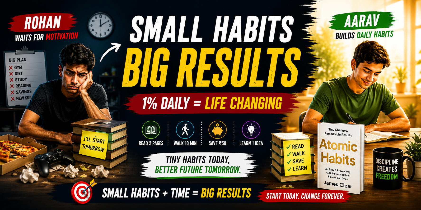 Small Habits, Big Results: How Atomic Habits Teaches the Power of Daily Improvement