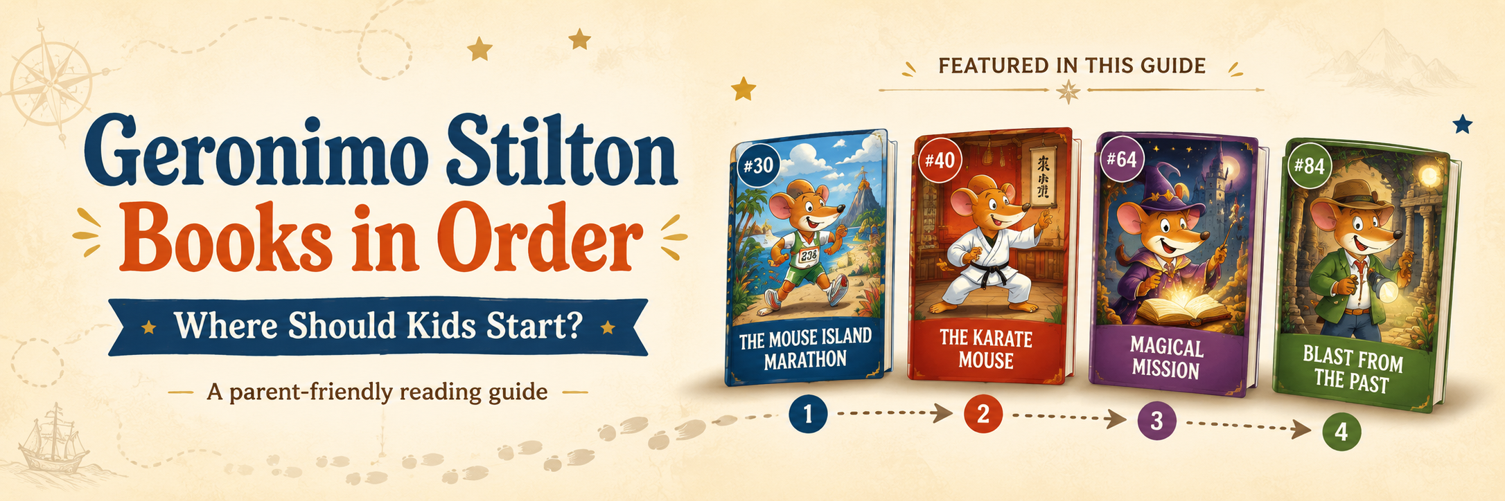 Geronimo Stilton books in order reading guide for kids