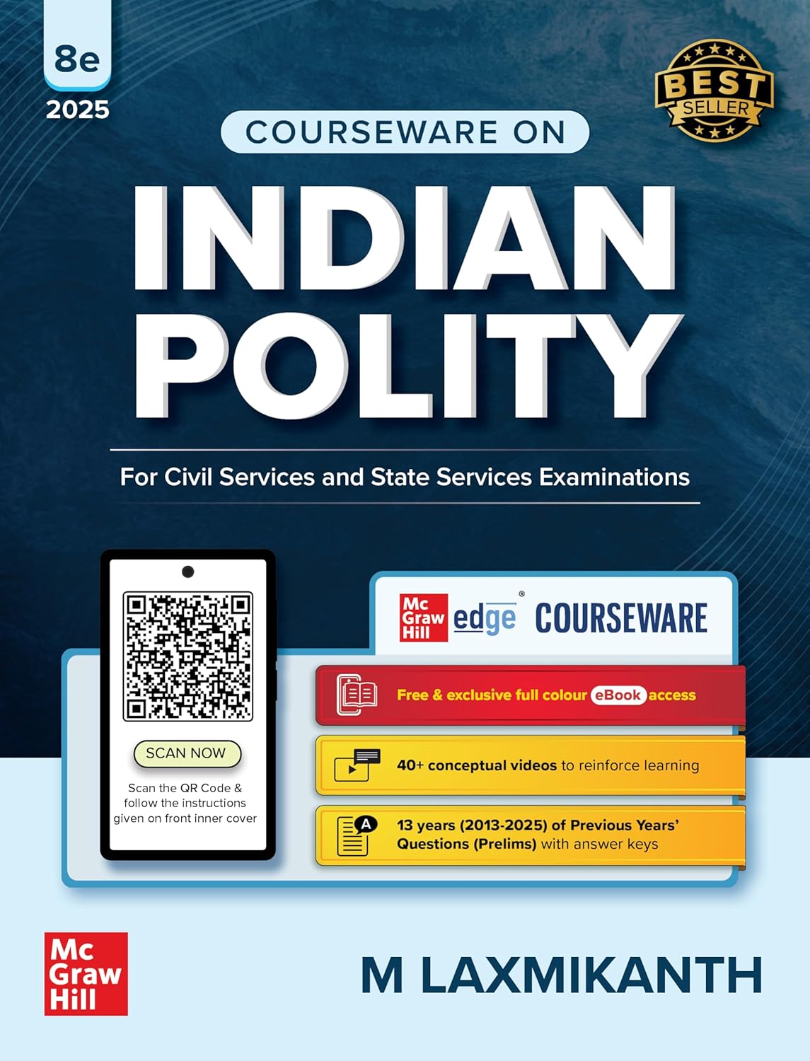 Indian Polity for Civil Services and State Services Examinations cover