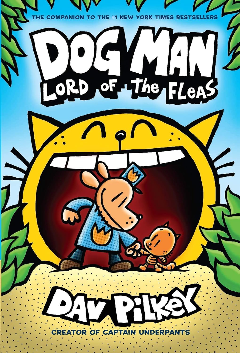Dog Man #5: Dog Man: Lord of the Fleas cover