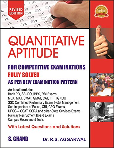 Quantitative Aptitude for Competitive Examinations cover