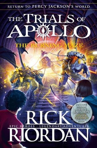 The Burning Maze (The Trials of Apollo Book 3) cover