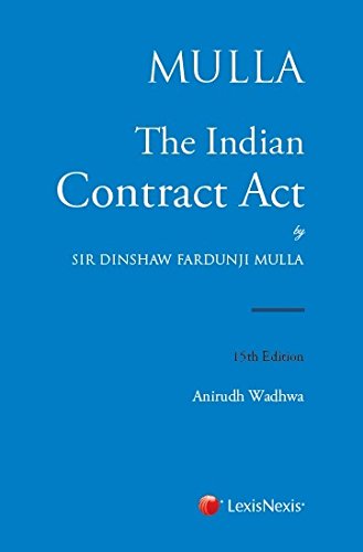 The Indian Contract Act cover