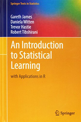 An Introduction to Statistical Learning: with Applications in R (Springer Texts in Statistics) cover