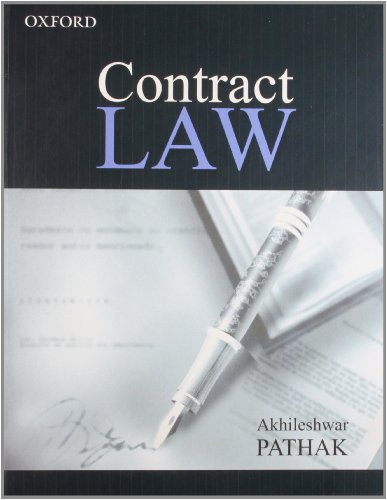 Contract Law in India: Text and Cases cover