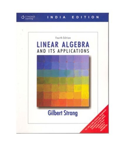 Linear Algebra and Its Applications cover