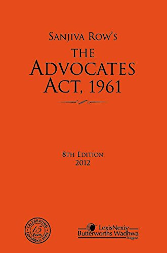 The Advocates Act, 1961 cover
