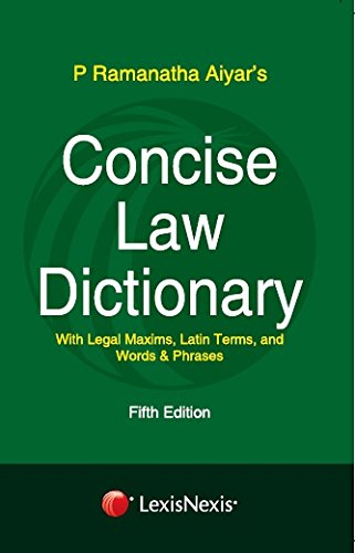 Concise Law Dictionary-With Legal Maxims, Latin Terms, And Words & Phrases cover