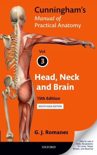 Cunninghams Manual of Practical Anatomy - Vol. 3 cover