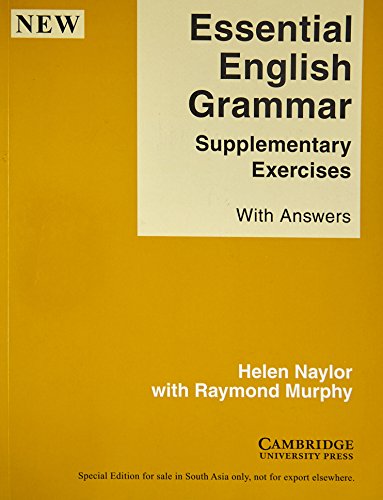 Essential English Grammar - Supplementary Exercises Indian edition cover