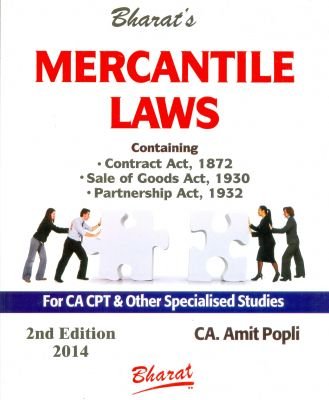 Mercantile Laws - CA CPT cover