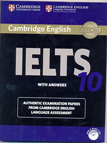 Cambridge IELTS 10 Students Book with Answers (Book & CD) cover