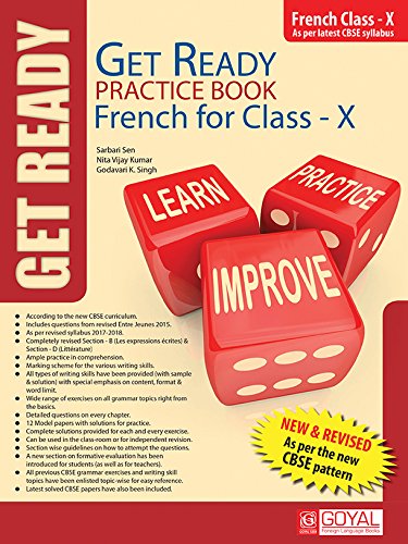 Get Ready Practice Book for Class 10th with Answer Key: As Per New Revised CBSE Syllabus cover