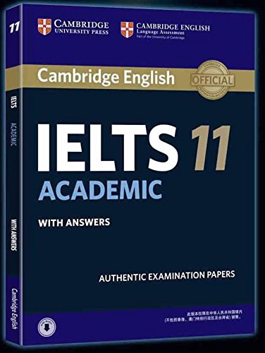 Cambridge English: IELTS 11 Academic with Answers cover