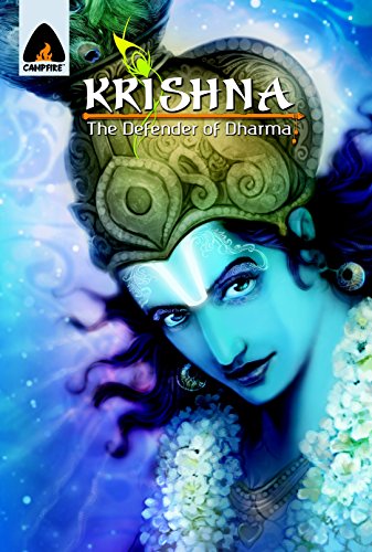 Krishna: Defender of Dharma: A Graphic Novel (Campfire Graphic Novels) cover