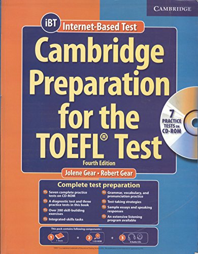 Cambridge Preparation for the Toefl Test Book with 1 CD-ROM and 8 Audio CD cover