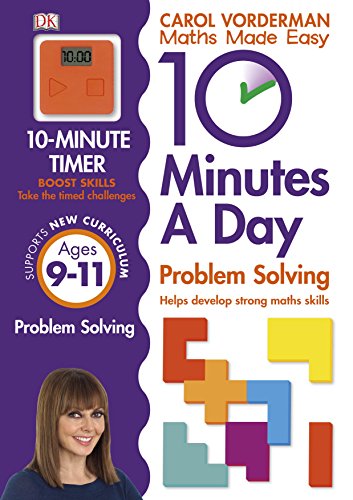 10 Minutes a Day Problem Solving KS2 Ages 9-11 (Carol Vordermans Maths Made Easy) cover