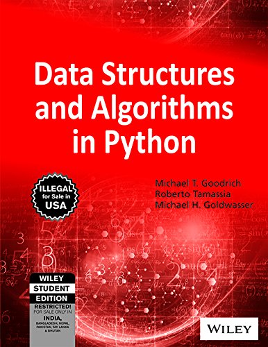 Data Structures and Algorithms in Python cover