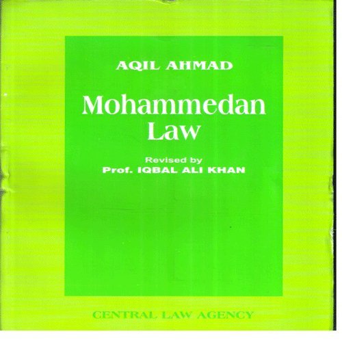 Mohammedan Law cover