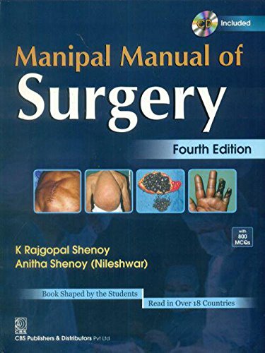Manipal Manual of Surgery cover