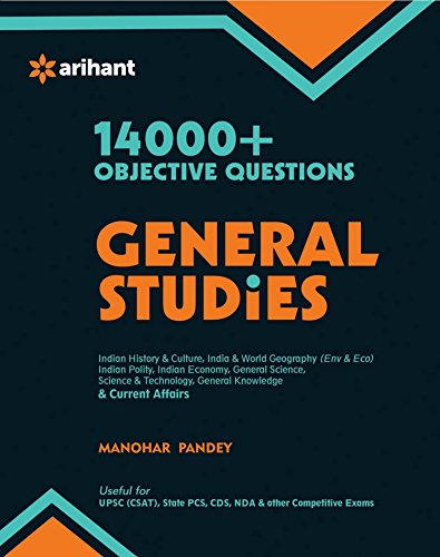 14000 Objective Questions - General Studies cover
