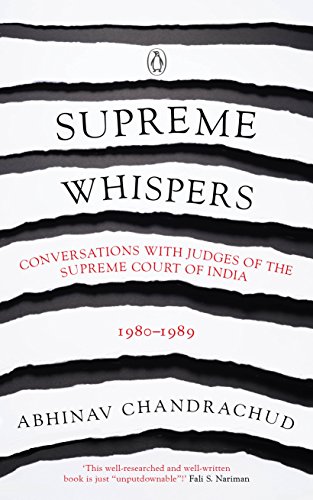 Supreme Whispers: Supreme Court Judges, 1980-90 cover