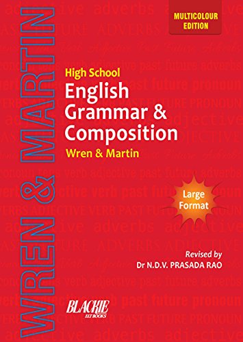 High School English Grammar and Composition Book (Multicolour Edition) cover