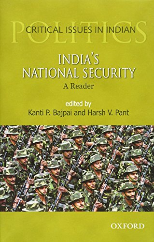Indias National Security: A Reader (Critical Issues in Indian Politics) cover