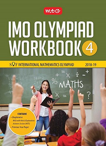 International Mathematics Olympiad Work Book (IMO) - Class 4 for 2018-19 cover
