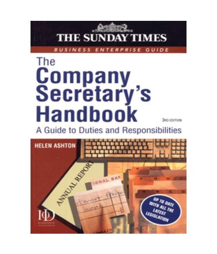 The Company Secretary S Handbook (A Guide To Duties And Responsibilities) cover