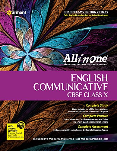 All in One ENGLISH COMMUNICATIVE CBSE Class 10th (based on textbook Literature Reader) cover