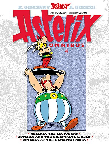 Omnibus 4: Asterix the Legionary, Asterix and the Chieftains Shield, Asterix at the Olympic Games cover