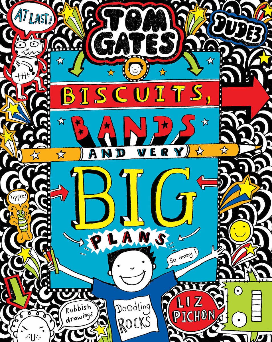 Tom Gates #14: Biscuits Bands and Very Big Plans cover
